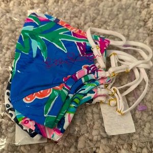 Lilly Pulitzer set of 3 masks NEW